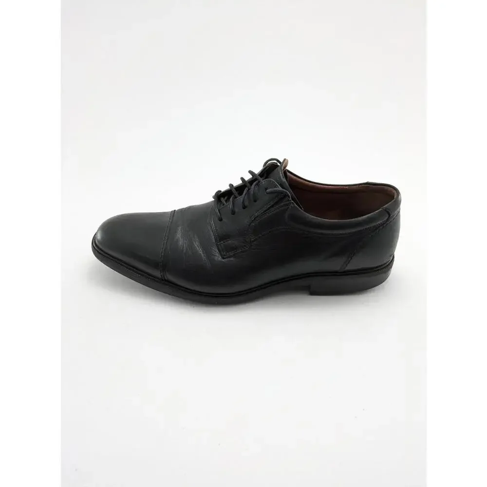 Mens‎ Johnston & Murphy Waterproof Sheepskin Black Dress Shoes 20-8751 Size 13